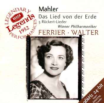DAS LIED VON DER ERDE-MAHLER / FERRIER / PATZAK / VPO / WALTER